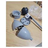 OXO GG TOILET PLUNGER - GRAY