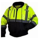Pyramex Rj31 Series Lumen X Class 3 Fleece Bomber Safety Jacket Lime Small