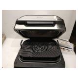 Ninja - NinjaÂ® Foodiâ¢ Smart XL 6-in-1 Indoor Grill with 4-qt Air Fryer, Roast, Bake, Broil, & Dehydrate - Black