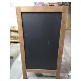 Chalkboard Signs Wooden A Frame Sandwich Board 40x 20 inches Large Standing Sidewalk Sign with Liquid & Solid Chalk for Indoor Outdoor