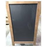 Chalkboard Signs Wooden A Frame Sandwich Board 40x 20 inches Large Standing Sidewalk Sign with Liquid & Solid Chalk for Indoor Outdoor