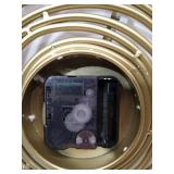 Wall Clock - Round Metal Wall Clock Decorative