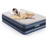 Sable Air Bed Blow Up with Built-in Electric Pump & Storage Bag,