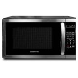 Farberware 1.1 Cu. Ft. Stainless Steel Countertop Microwave Oven with 6 Cooking Programs, LED Lighting, 1000 Watts