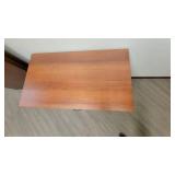 L Shaped Wooden Laminate Office Desk W/ 2 Drawer Filing Cabinet