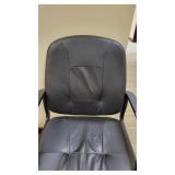 (2) Black Vinyl Waiting Chairs