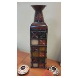 Assorted Home Décor - Decorative Global Accents Vase and (4) Candle Holders