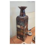 Assorted Home Décor - Decorative Global Accents Vase and (4) Candle Holders