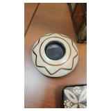 Assorted Home Décor - Decorative Global Accents Vase and (4) Candle Holders