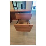 U Shaped Wooden Laminate Cubical / Desk Unit - Can be Separated into 2 Workstations