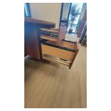 U Shaped Wooden Laminate Cubical / Desk Unit - Can be Separated into 2 Workstations