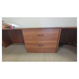 U Shaped Wooden Laminate Cubical / Desk Unit - Can be Separated into 2 Workstations