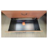 U Shaped Wooden Laminate Cubical / Desk Unit - Can be Separated into 2 Workstations
