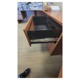 U Shaped Wooden Laminate Cubical / Desk Unit - Can be Separated into 2 Workstations