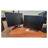 (2) Dell Computer Monitors