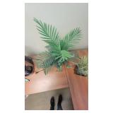 (3) Faux Plants W/ Decorative Planters