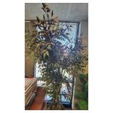 Faux Tree W/ Woven Planter