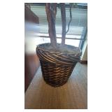 Faux Tree W/ Woven Planter
