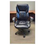 Black Serta Vinyl Office Chair - Adjustable