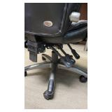 Black Serta Vinyl Office Chair - Adjustable