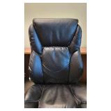 Black Serta Vinyl Office Chair - Adjustable