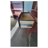 Wooden DARRAN Credenza and Hutch W/ Mesh Doors