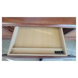 Wooden DARRAN Credenza and Hutch W/ Mesh Doors