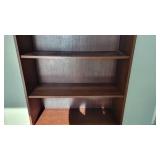 5 Tier Wooden Bookshelf W/ 2 Drawer Wooden Filing Cabinet