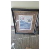 (3) Vintage Themed Prints W/ Decorative Frames