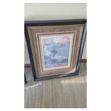 (3) Vintage Themed Prints W/ Decorative Frames