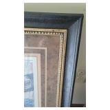 (3) Vintage Themed Prints W/ Decorative Frames