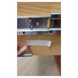 U Shaped Wooden Laminate Office Desk W/ 2 Drawer Filing Cabinet