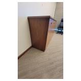 Wooden Laminate Office Credenza W/ Shelving