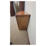 Wooden Laminate Office Credenza W/ Shelving