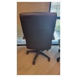 (2) Vinyl Rolling Office Desk Chairs