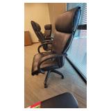 (2) Vinyl Rolling Office Desk Chairs