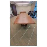 12 Person Wooden Laminate Conference Table