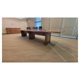 12 Person Wooden Laminate Conference Table