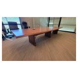 12 Person Wooden Laminate Conference Table