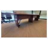 12 Person Wooden Laminate Conference Table