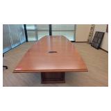 12 Person Wooden Laminate Conference Table