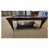 Dark Brown Wooden Coffee Table