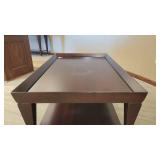 Dark Brown Wooden Coffee Table