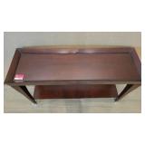 Dark Brown Wooden Buffet Table