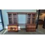 Wooden DARRAN Office Credenza and Hutch W/ Mesh Doors