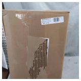 FurHaven Pet Dog Bed Deluxe Orthopedic Faux Fur & Suede L-Shaped Chaise Couch Pet Bed for Dogs & Cats, Stone Gray, Medium