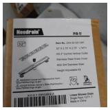 NEODRAIN 32"X 2.75" X 2.75" L*W*H , OD 2" CENTRAL VERTICAL OUTLET STAINLESS STEEL GRATE COVER HEIGHT ADJUSTABLE KIT