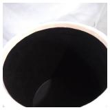 Round Storage Ottoman Velvet Upholstered Stool Footrest