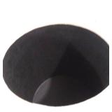 Round Storage Ottoman Velvet Upholstered Stool Footrest