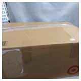 Round Storage Ottoman Velvet Upholstered Stool Footrest